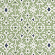 Schumacher Crusoe Ikat Green Fabric