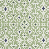 Schumacher Crusoe Ikat Green Fabric