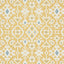 Schumacher Crusoe Ikat Yellow Fabric