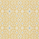 Schumacher Crusoe Ikat Yellow Fabric