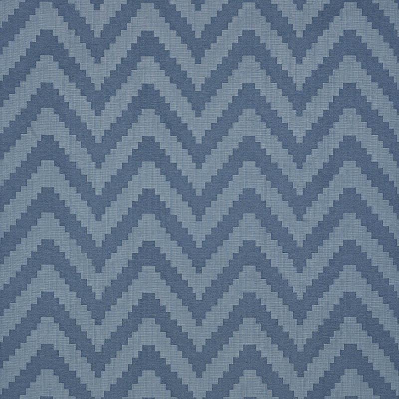 Schumacher Verne Indigo Fabric