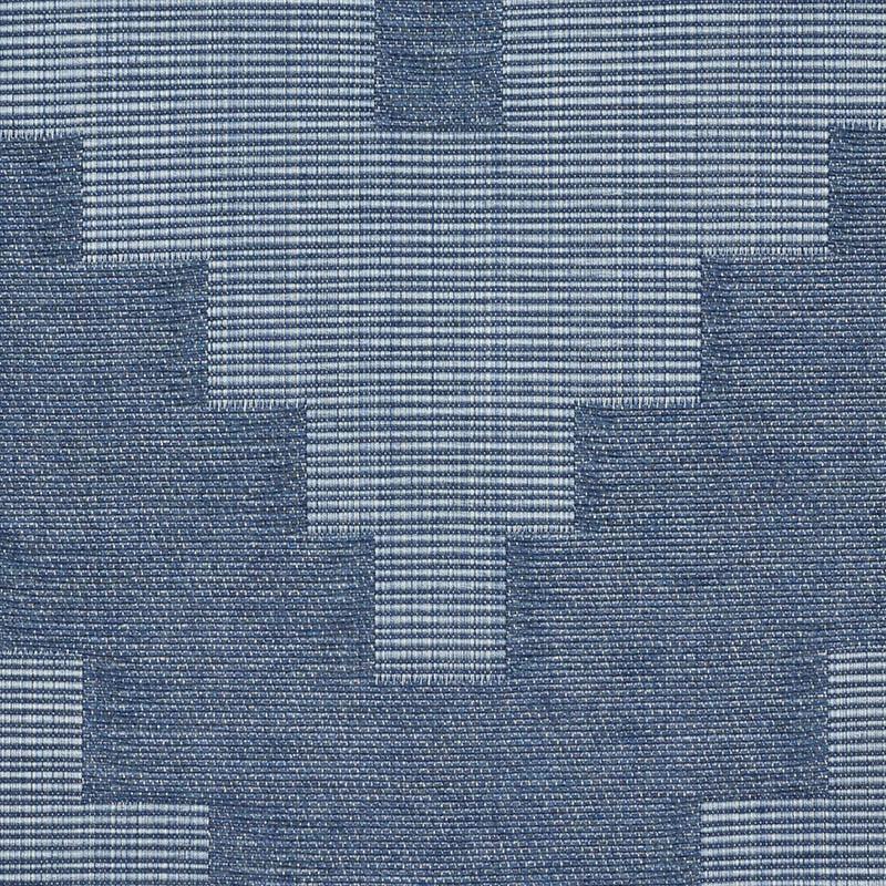 Schumacher Verne Indigo Fabric