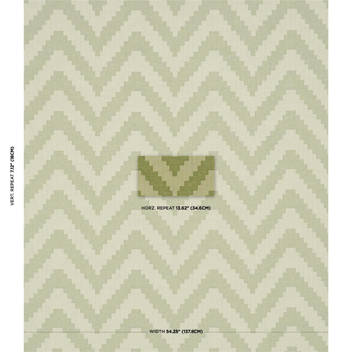 Schumacher Verne Green Fabric