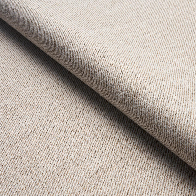 Schumacher Everett Performance Twill Natural Fabric