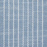 Schumacher Garter Stripe Indoor/Outdoor Sky Fabric