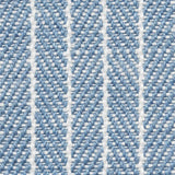 Schumacher Garter Stripe Indoor/Outdoor Sky Fabric