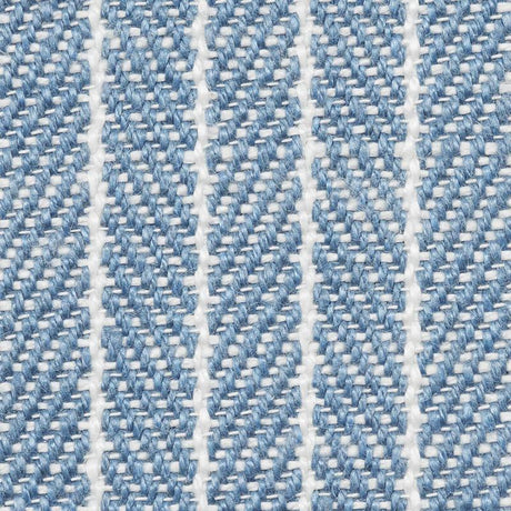 Schumacher Garter Stripe Indoor/Outdoor Sky Fabric