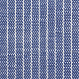 Schumacher Garter Stripe Indoor/Outdoor Blue Fabric