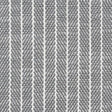 Schumacher Garter Stripe Indoor/Outdoor Slate Fabric