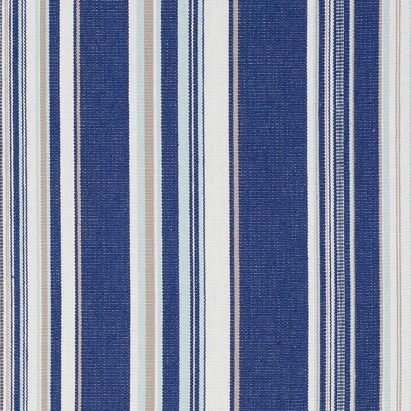 Schumacher Ponderosa Stripe Blue Fabric
