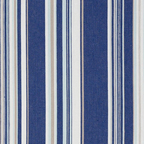 Schumacher Ponderosa Stripe Blue Fabric