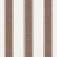Schumacher Rafe Stripe Berber Brown Fabric