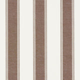 Schumacher Rafe Stripe Berber Brown Fabric