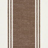 Schumacher Rafe Stripe Berber Brown Fabric