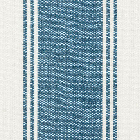 Schumacher Rafe Stripe Marine Fabric