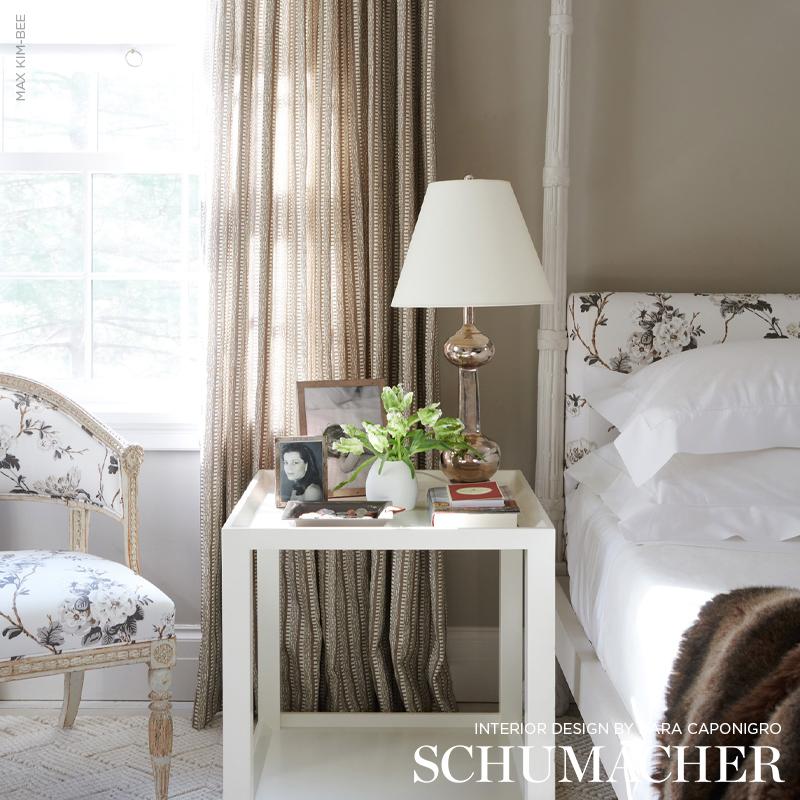 Schumacher Betty Chintz Charcoal Fabric – DecoratorsBest