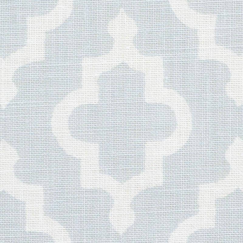 Schumacher Jake Orpington Blue Fabric