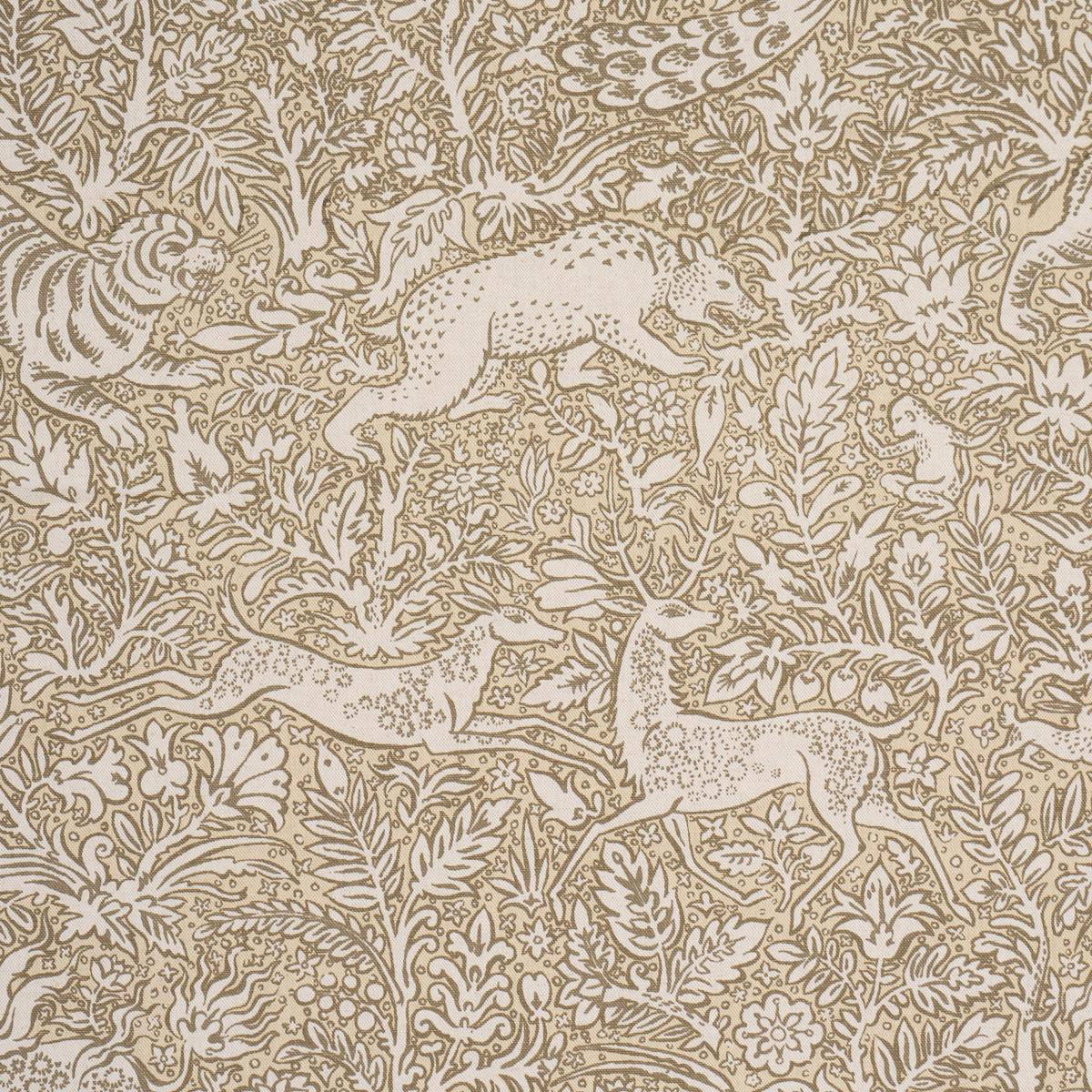 Schumacher Khan'S Park Gray Beige Fabric