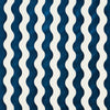 Schumacher The Wave Velvet Navy Fabric