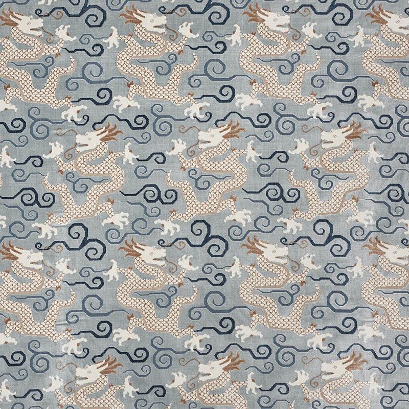 Schumacher Bixi Velvet Celestine Fabric