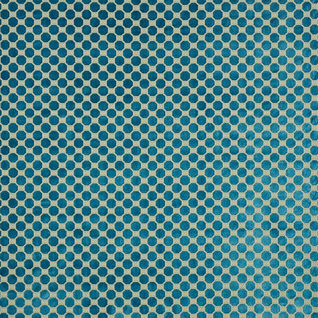 Schumacher Octavia Velvet Peacock Fabric