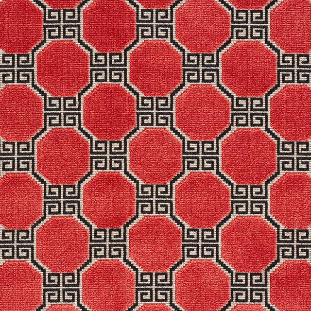 Schumacher Octavia Velvet Ruby Fabric