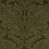 Schumacher Cordwain Velvet Olive Fabric