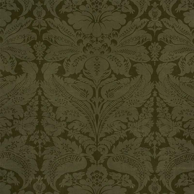 Schumacher Cordwain Velvet Olive Fabric