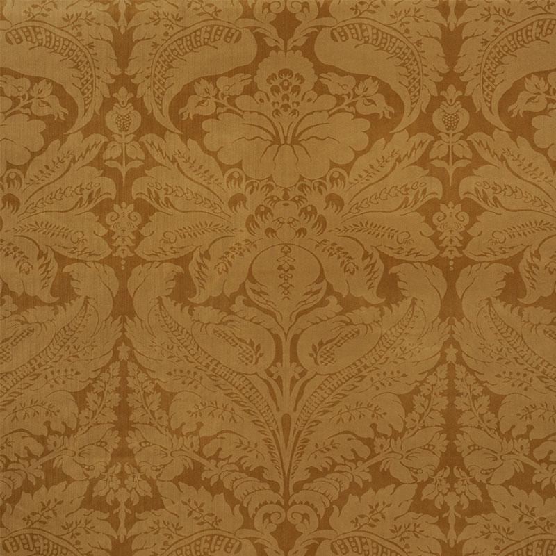 Schumacher Cordwain Velvet Gold Fabric