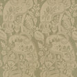 Schumacher Tela Damasco Aqua Fabric