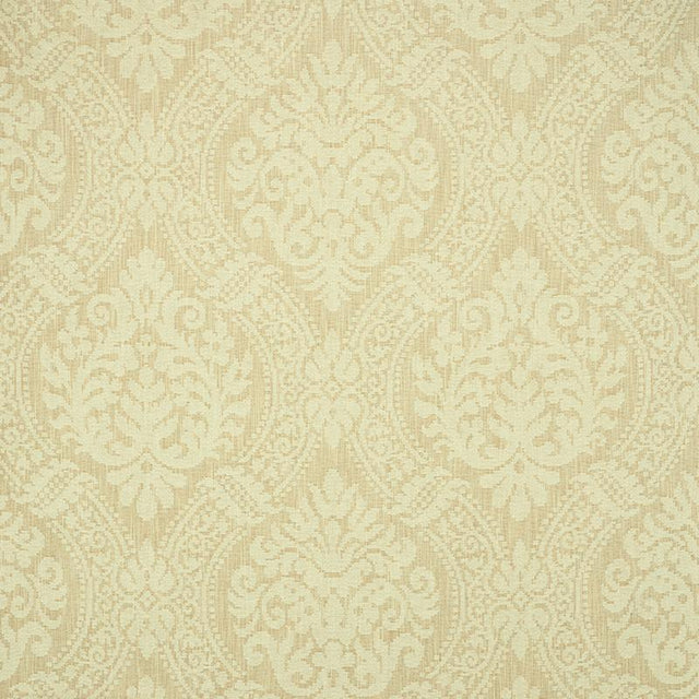Schumacher Port Charl Chen Damask Cream Fabric