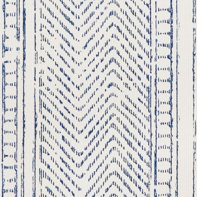 Schumacher Mohave Indigo Wallpaper