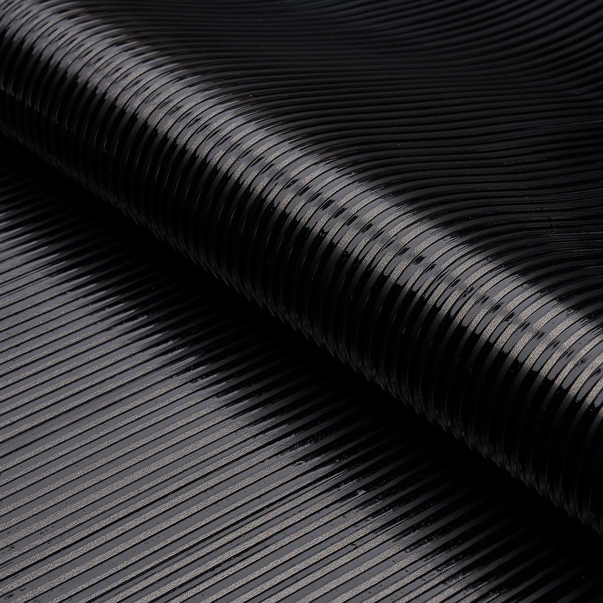 Schumacher Rimini Rib Onyx Wallpaper