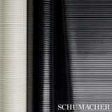 Schumacher Rimini Rib Onyx Wallpaper