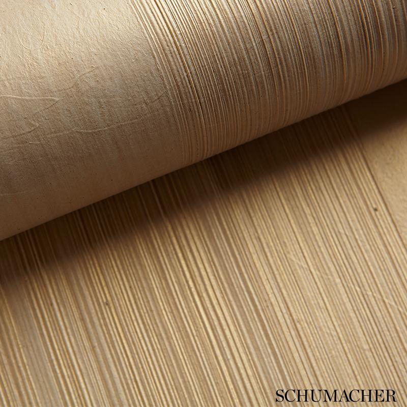 Schumacher Casual Brush Ivory Wallpaper