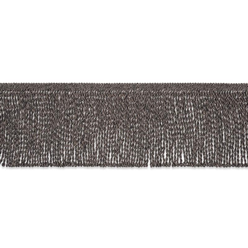 Schumacher Charcoal Bernier Fringe