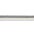 Schumacher Grey Gustave Silk Lip Cord Wide