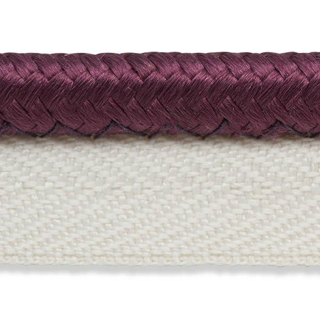 Schumacher Eggplant Gustave Silk Lip Cord Wide