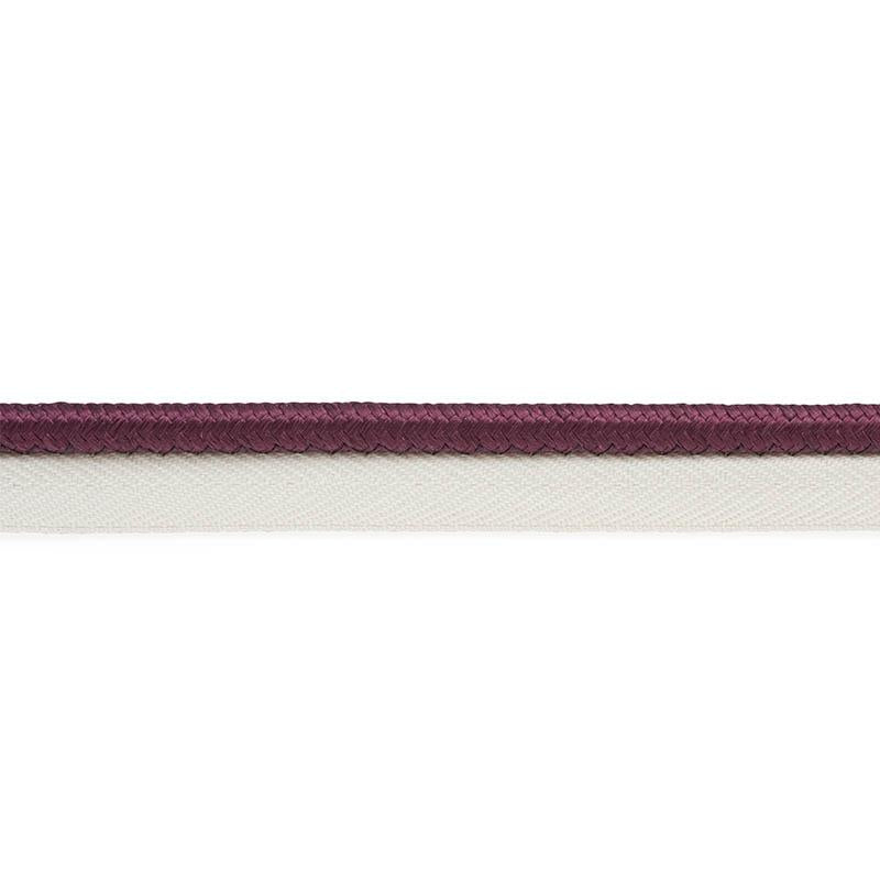 Schumacher Eggplant Gustave Silk Lip Cord Wide