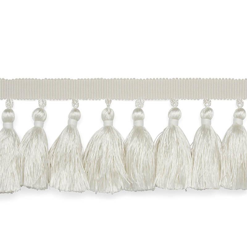 Schumacher Ivory Valentin Silk Tassel