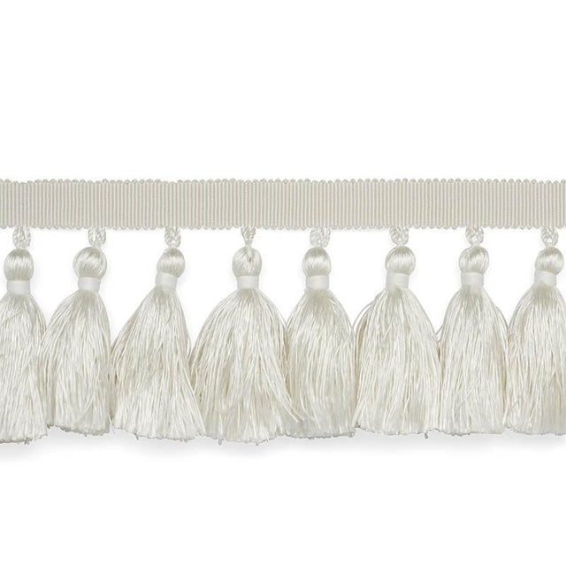 Schumacher Ivory Valentin Silk Tassel