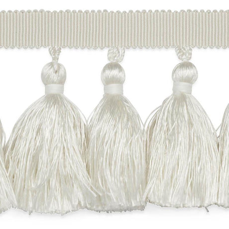Schumacher Ivory Valentin Silk Tassel