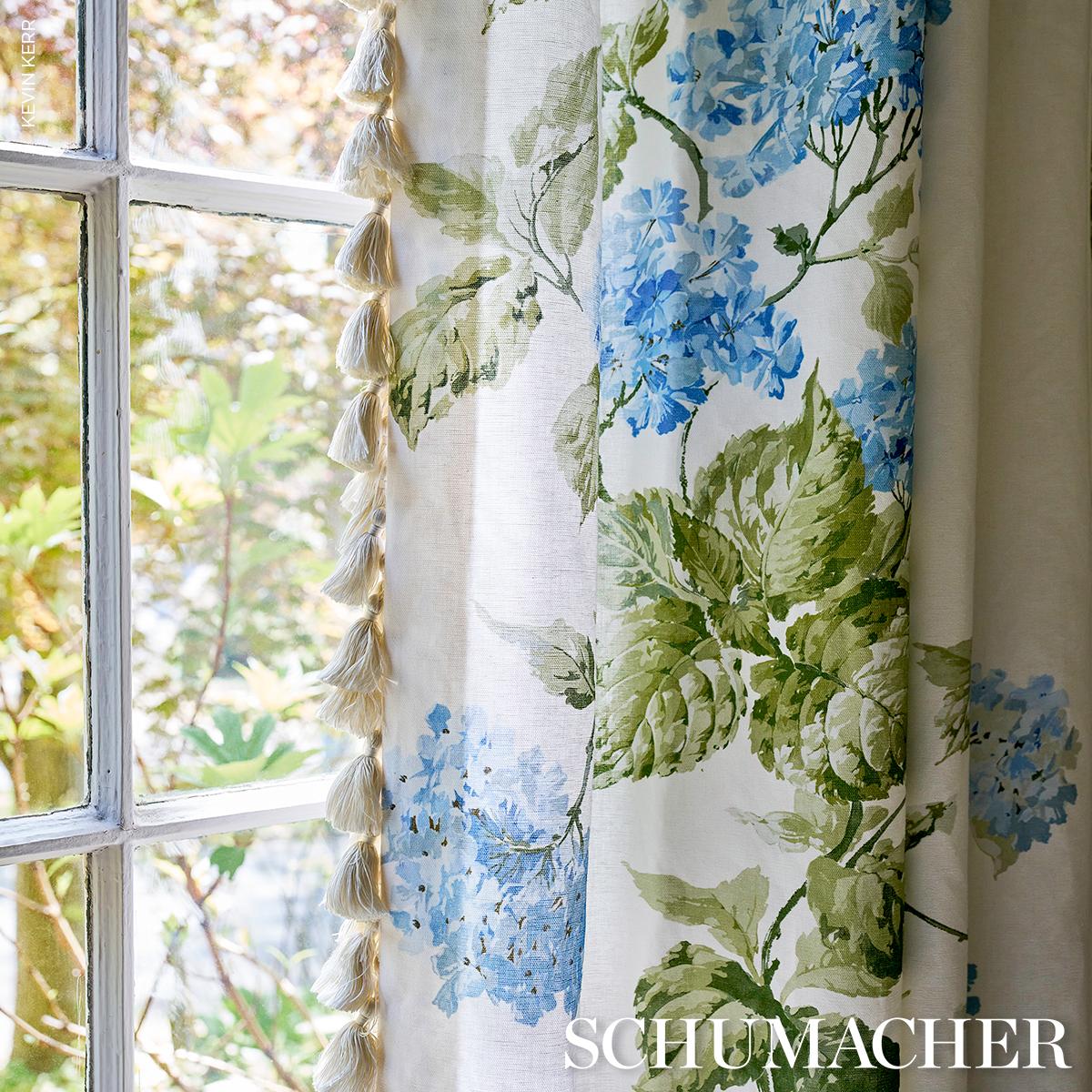 Schumacher Valentin Silk Tassel Ivory Trim