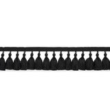 Schumacher Black Valentin Silk Tassel