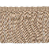 Schumacher Olivier Silk Bullion Sand Trim