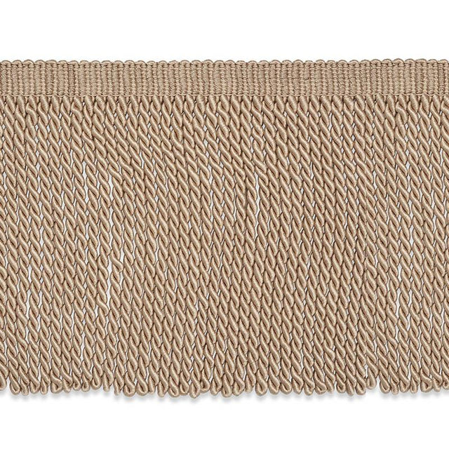 Schumacher Olivier Silk Bullion Sand Trim