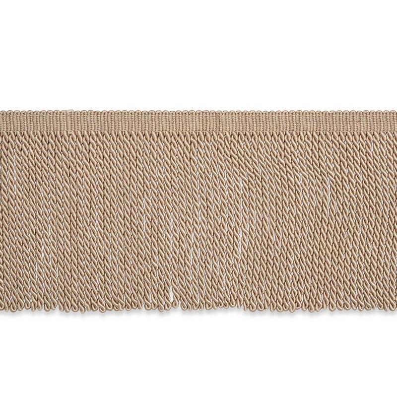 Schumacher Olivier Silk Bullion Sand Trim