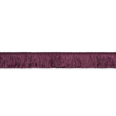 Schumacher Eggplant Francois Silk Brush Fringe