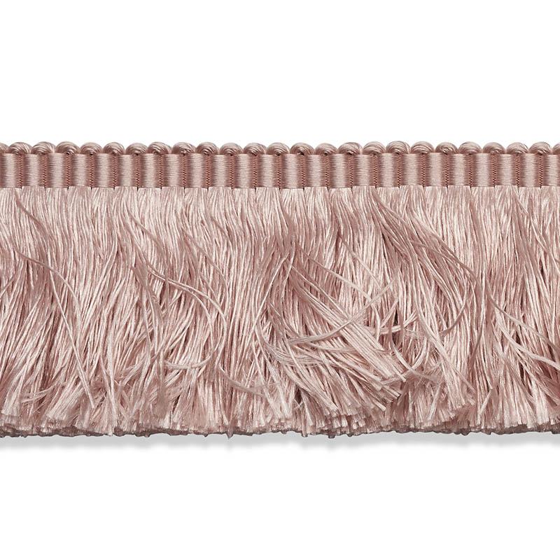 Schumacher Blush Francois Silk Brush Fringe