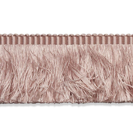 Schumacher Blush Francois Silk Brush Fringe
